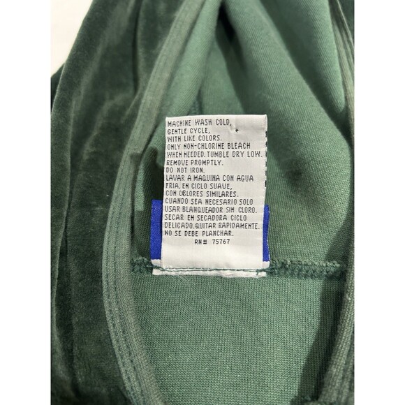 Green Bay Packers Womens Reebok Green Velour Full Zip Hoodie Sweatshirt  LG P1 - Picture 6 of 10